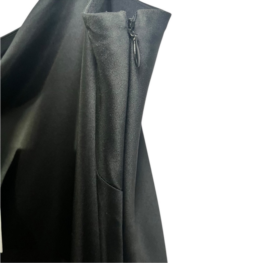 Polo by Ralph Lauren Black Cocktail Dress Sz 4- Ostrich Feather - Picture 6 of 9